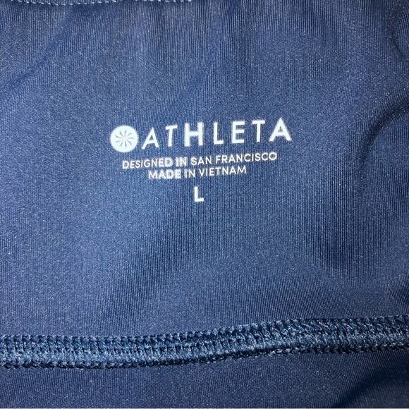 Athleta Oasis Contender 7/8 leggings Lagoon Tropical Large - Picture 10 of 11